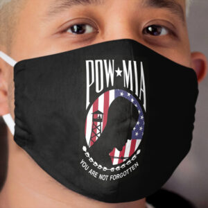 Pow Mia Flag USA you are not forgotten Cloth Face Mask