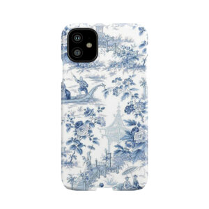 Powder Blue Chinoiserie Toile Phone Case