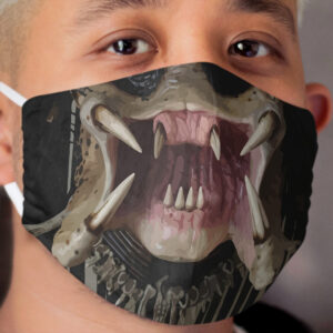 Predator Mouth Cloth Face Mask 2