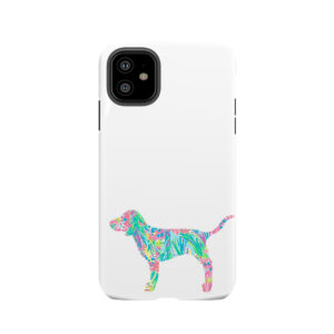 Preppy Lilly Dog Tough Phone Case