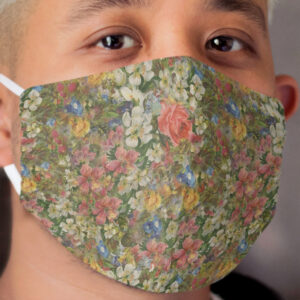 Pretty. Odd. Flowers Painting Cloth Face Mask
