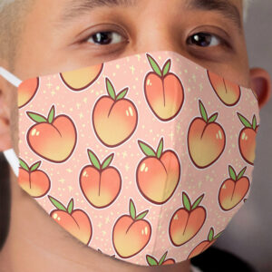 Pretty Peaches - Pink Cloth Face Mask