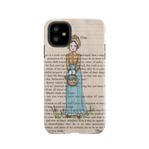 Pride And Prejudice Chapter One. Elizabeth Bennet Tough Phone Case