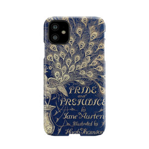 Pride And Prejudice Peacock Edition Book Cover Phone Case