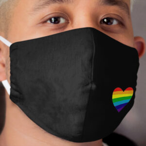 Pride Heart Cloth Face Mask