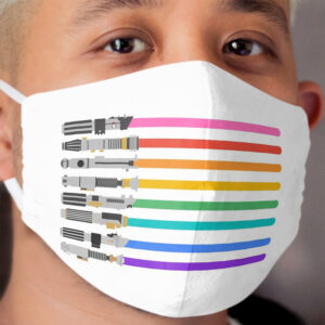 Pride Lightsabers Cloth Face Mask