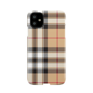Pride Of Scotland Gold Tartan Fabric Texture Phone Case