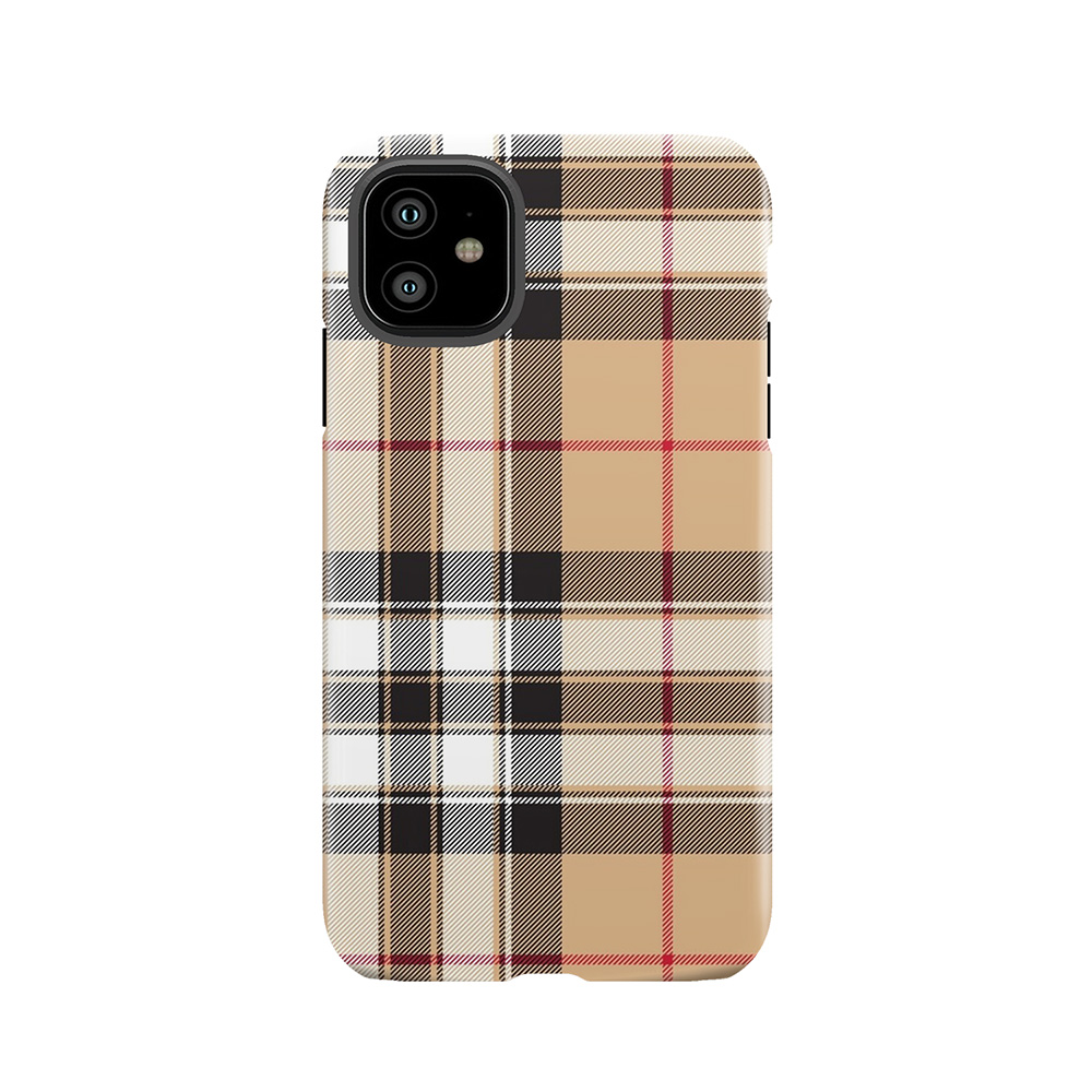 Pride Of Scotland Gold Tartan Fabric Texture Tough Phone Case