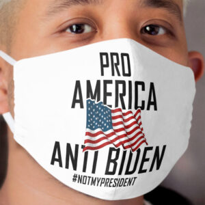Pro America Anti Biden Funny Christmas Cloth Face Mask 2