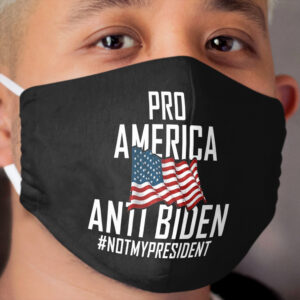 Pro America Anti Biden Funny Christmas Cloth Face Mask