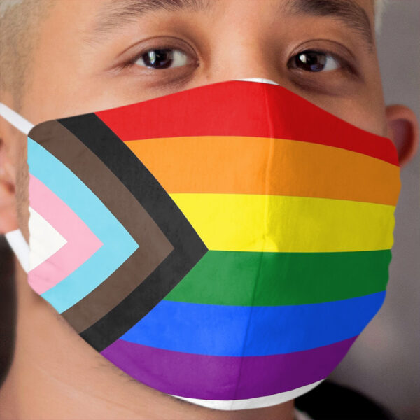 Progress Pride Flag Cloth Face Mask