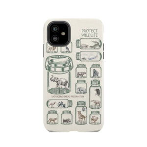 Protect Wildlife - Endangered Species Preservation Tough Phone Case