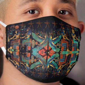 Protective Egyptian Goddesses Star Cloth Face Mask