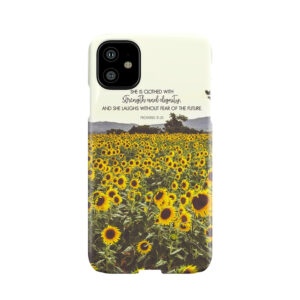Proverbs And Sunflowers Phone Case