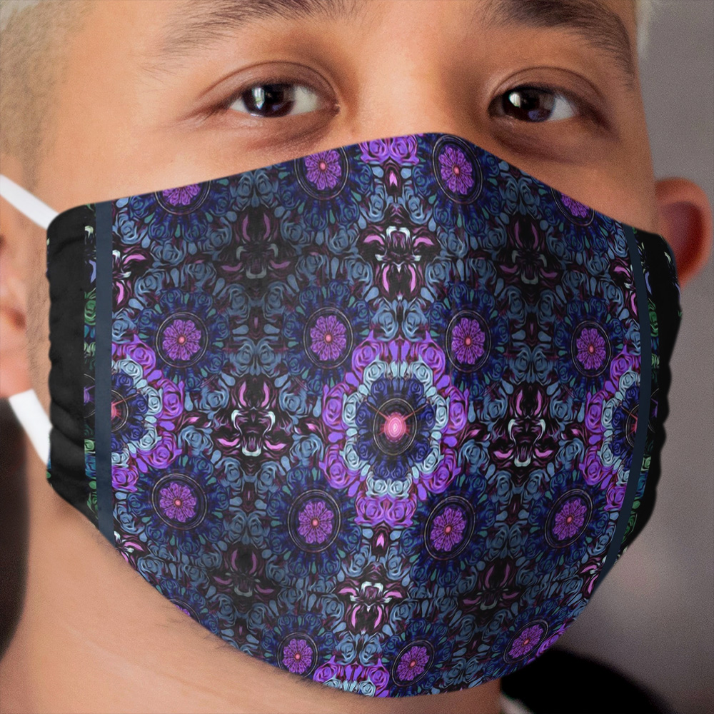 Prussian blue dye Cloth Face Mask