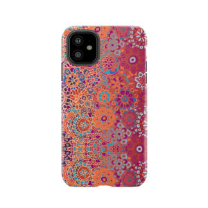 Psychedelic Ombre Flower Doodle Tough Phone Case