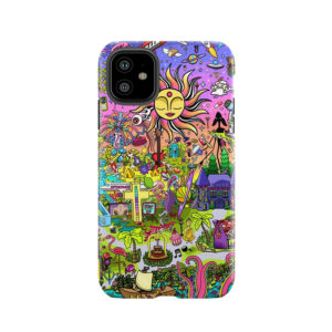 Psychedelic Sunset Remix Tough Phone Case