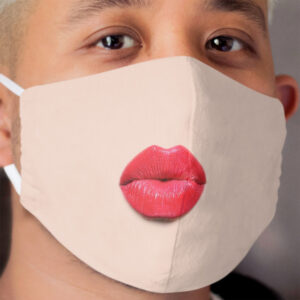Pucker Up Cloth Face Mask