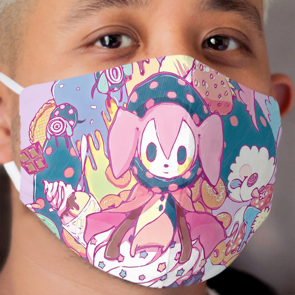 Puella Magi Magica Madoka - Charlotte and Friends Cloth Face Mask