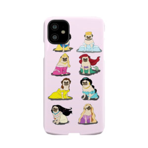 Pug Princesses Version 2 Phone Case