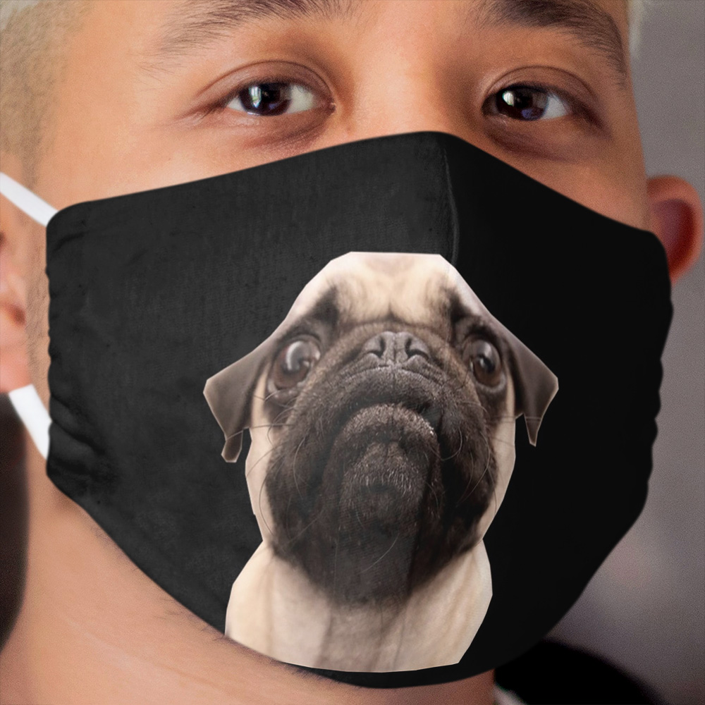 Pug print ,pug mask ,quarantine pug Cloth Face Mask