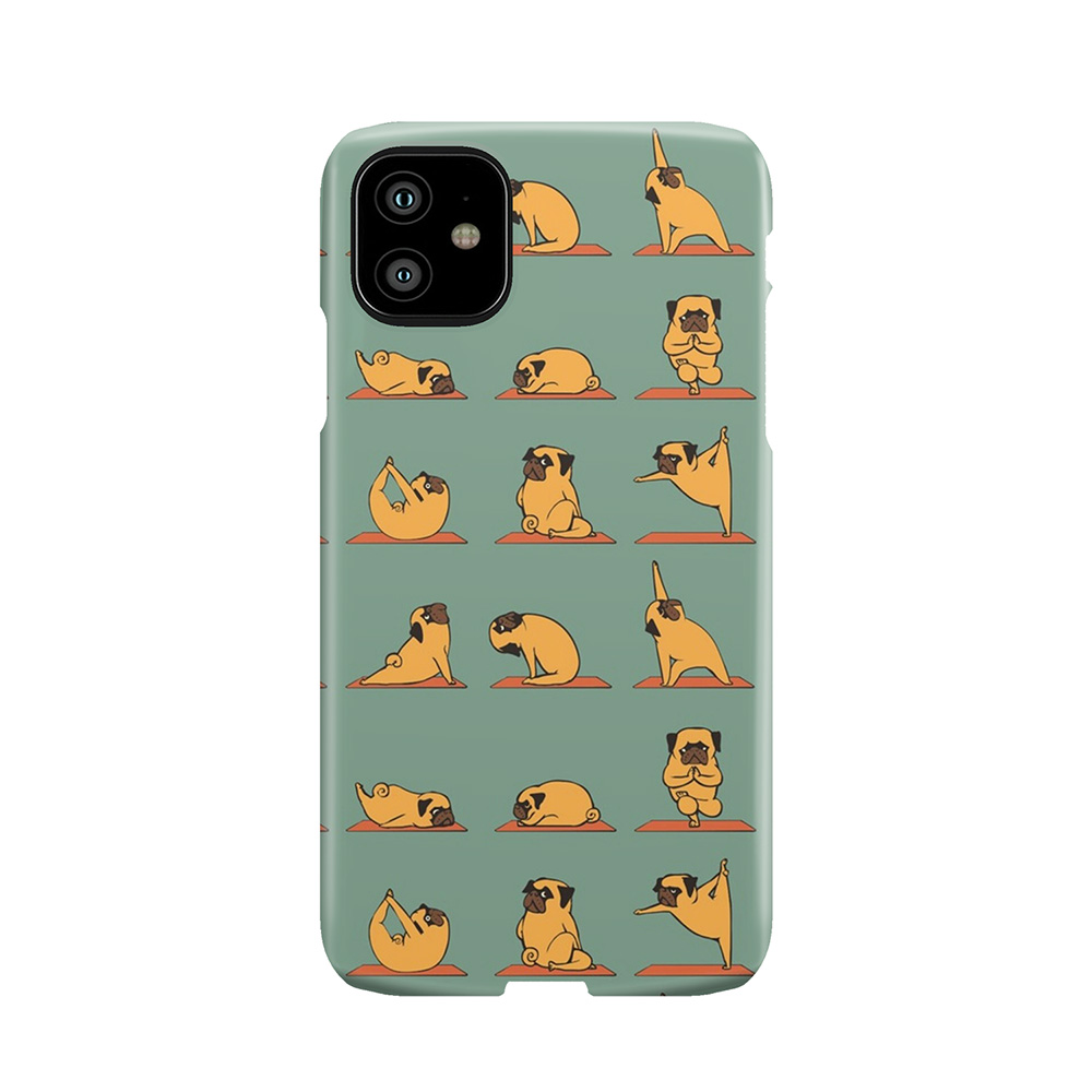 Pug Yoga Phone Case