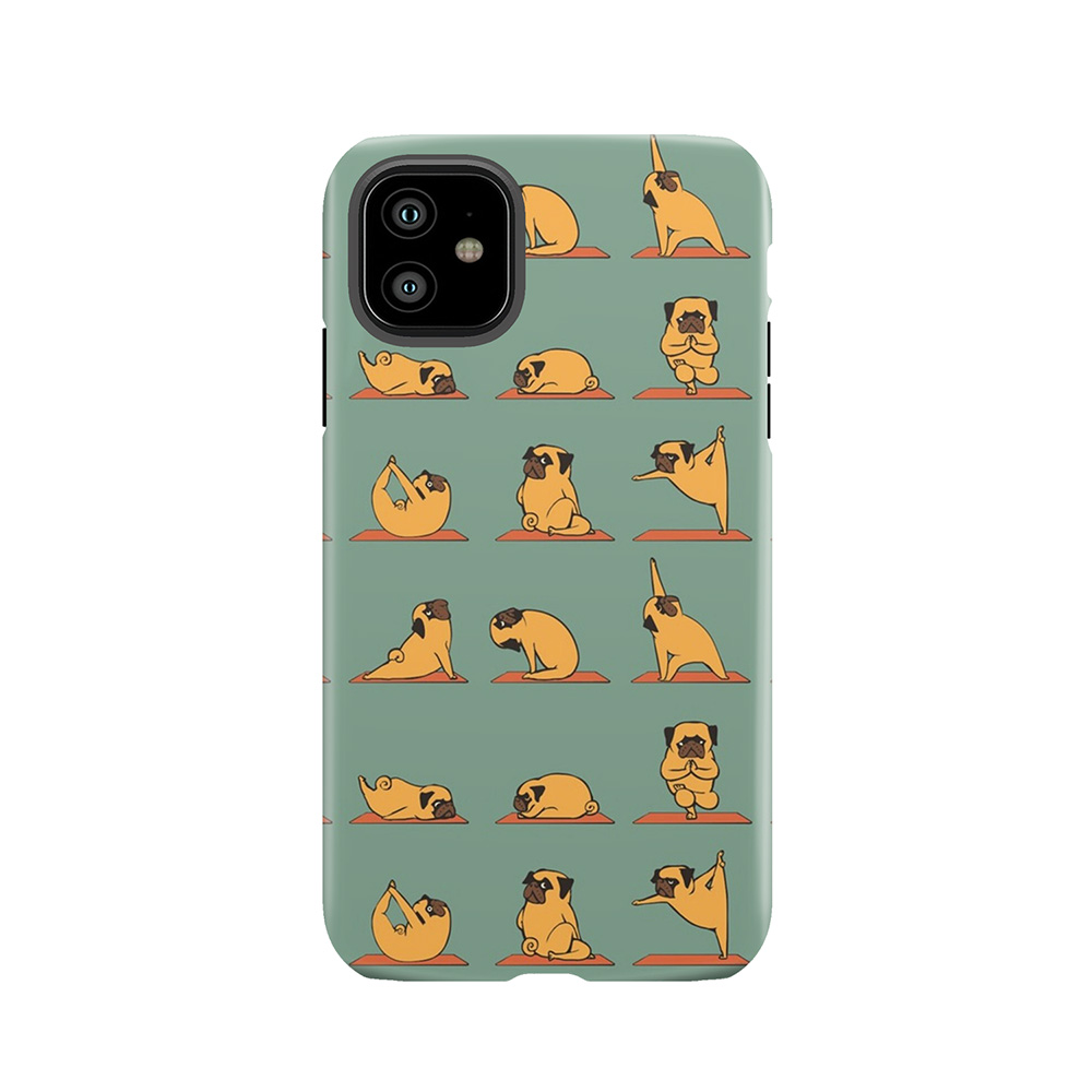 Pug Yoga Tough Phone Case