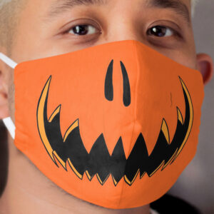 Pumpkin Grin Cloth Face Mask