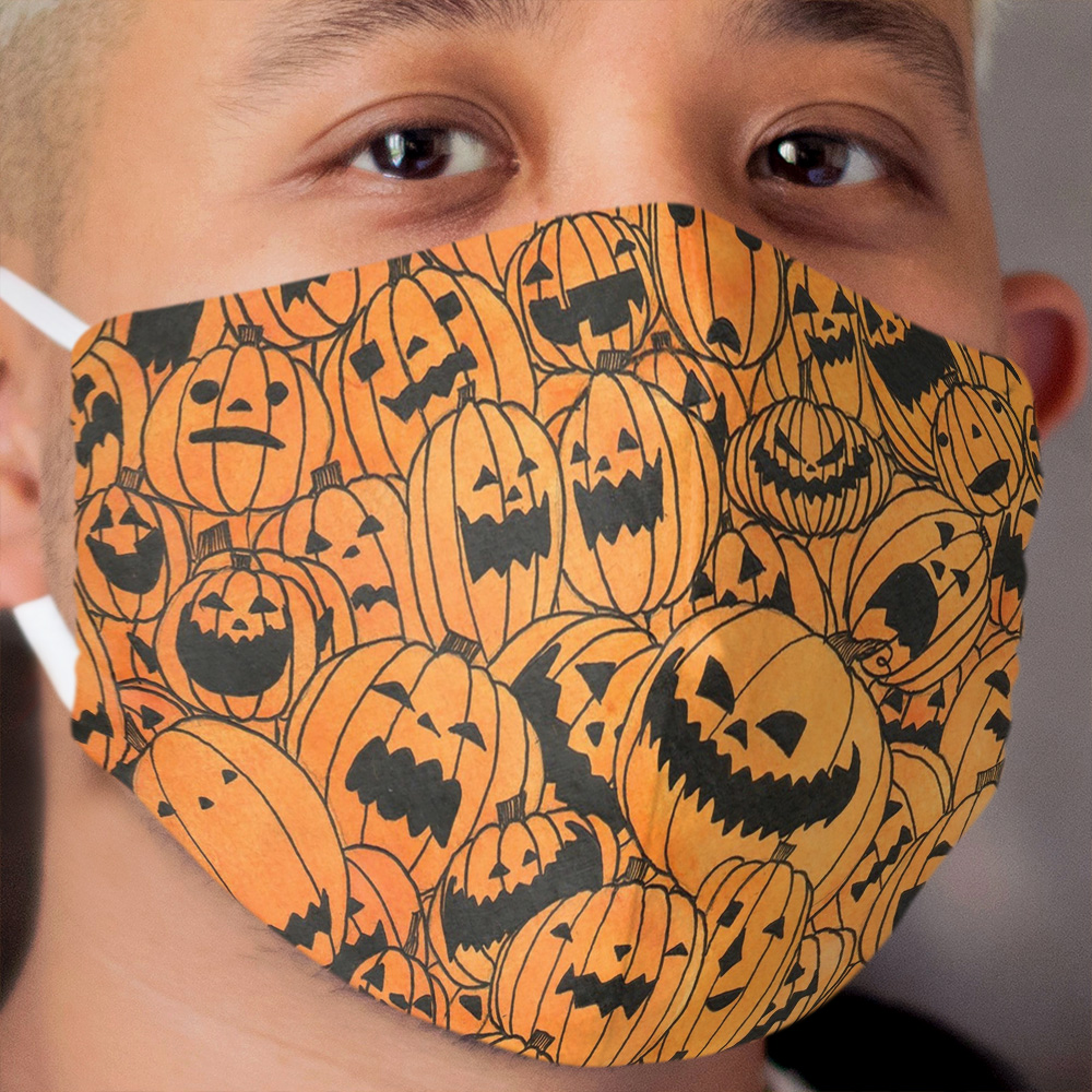 Pumpkin Patch Cloth Face Mask