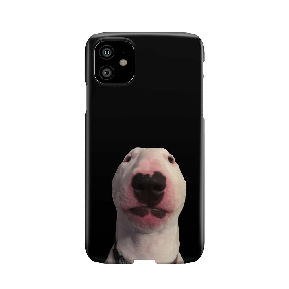 '@Puppernelson: Photo Meme Face (Dark Background) Phone Case