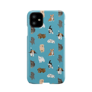 Puppies (Blue) Phone Case