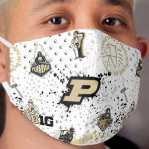Purdue Collage Aesthetic Print Cloth Face Mask