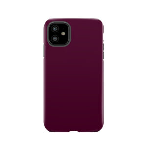 Pure Color-Burgundy Tough Phone Case