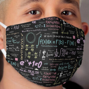 Pure Math Extravaganza - Black Cloth Face Mask