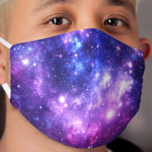 Purple Blue Galaxy Nebula Cloth Face Mask