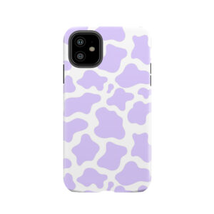 Purple Cow Print! Tough Phone Case