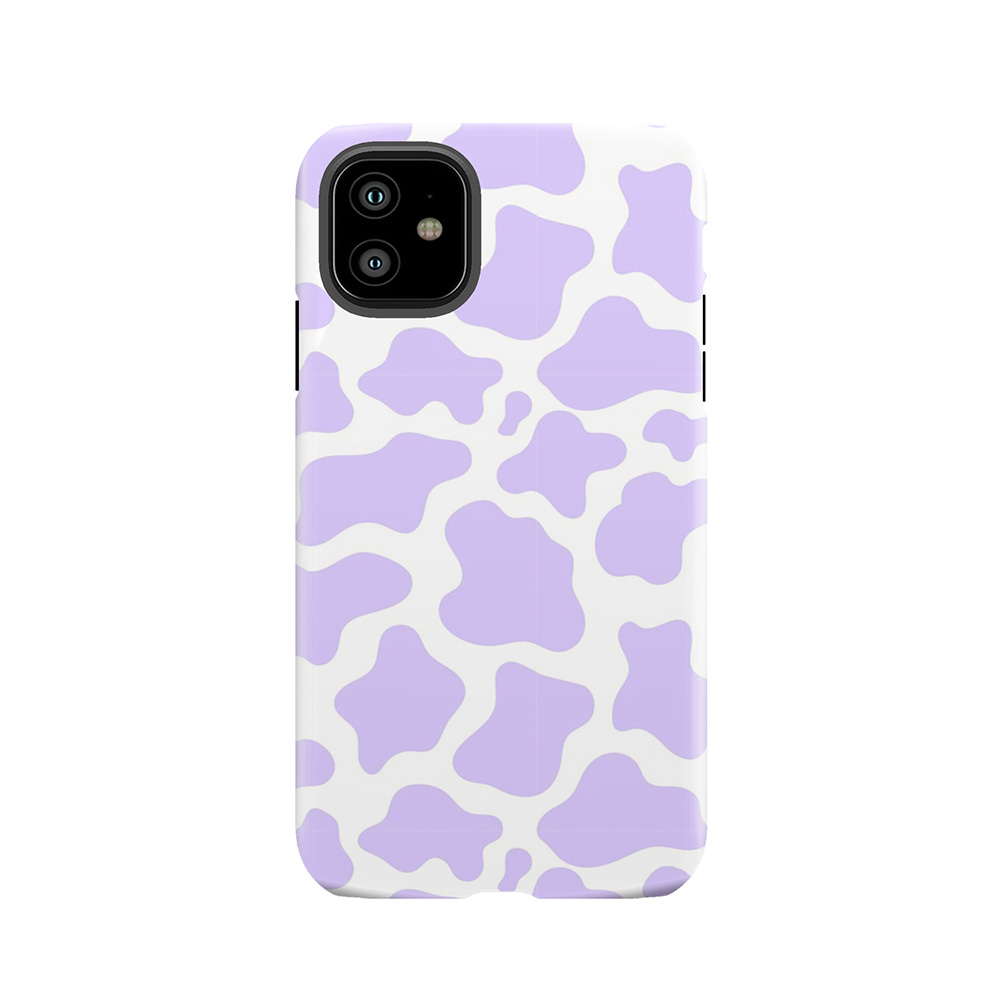 Purple Cow Print! Tough Phone Case