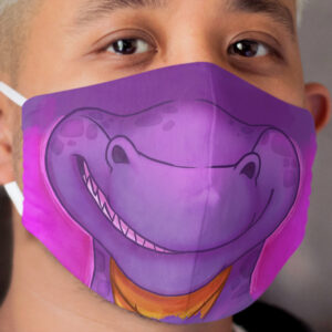 Purple dragon Cloth Face Mask