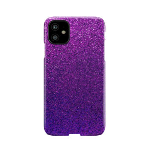 Purple Glitter Paper Phone Case