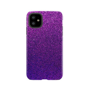 Purple Glitter Paper Tough Phone Case
