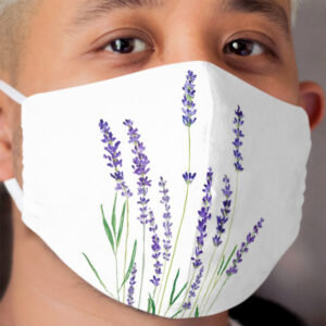 purple lavender Cloth Face Mask
