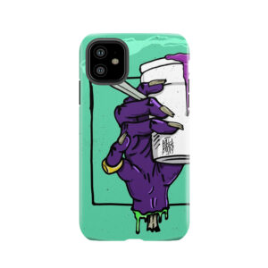 Purple Monster Tough Phone Case