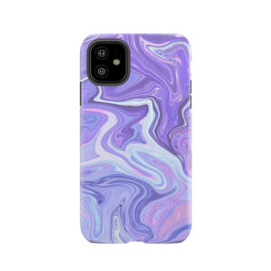 Purple Paint Holographic Tough Phone Case