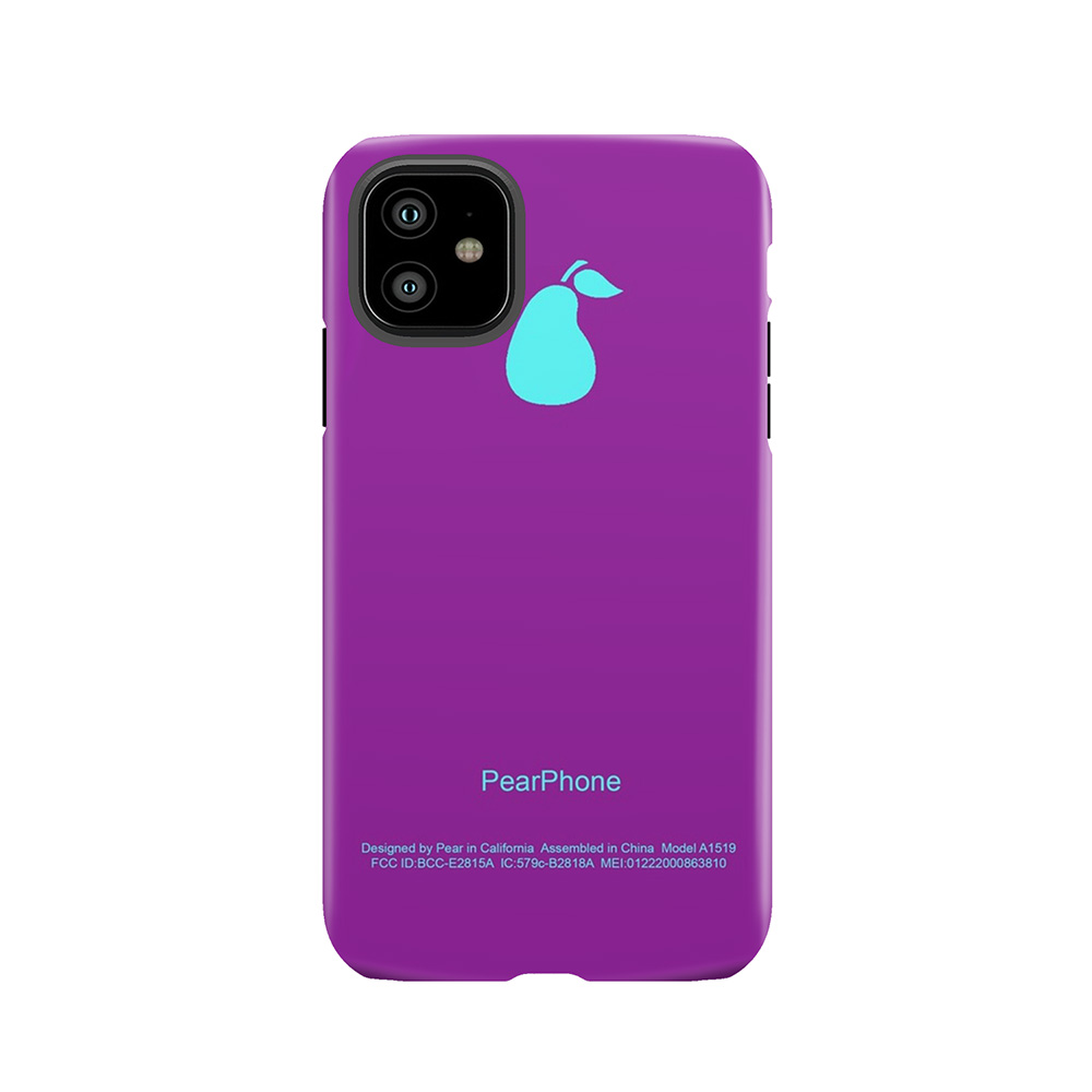 Purple Pearphone Tough Phone Case