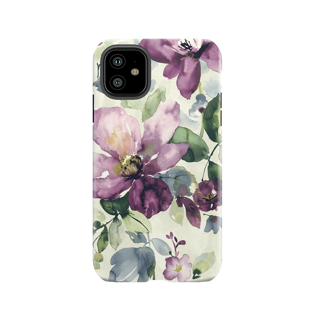 Purple Wild Flower Tough Phone Case