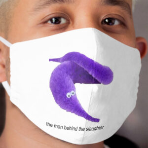 purple worm=the man behind the slaughter Cloth Face Mask