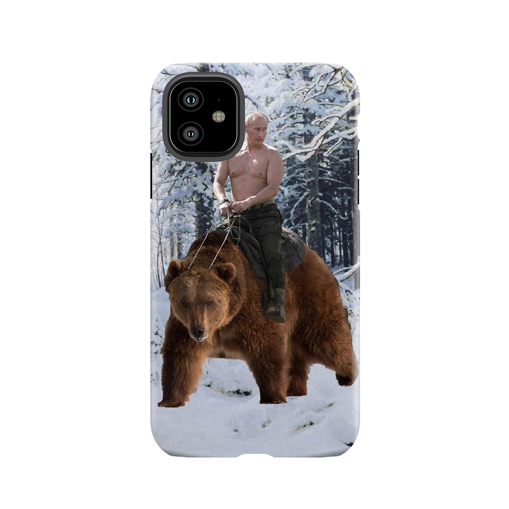 Putin On A Bear Tough Phone Case
