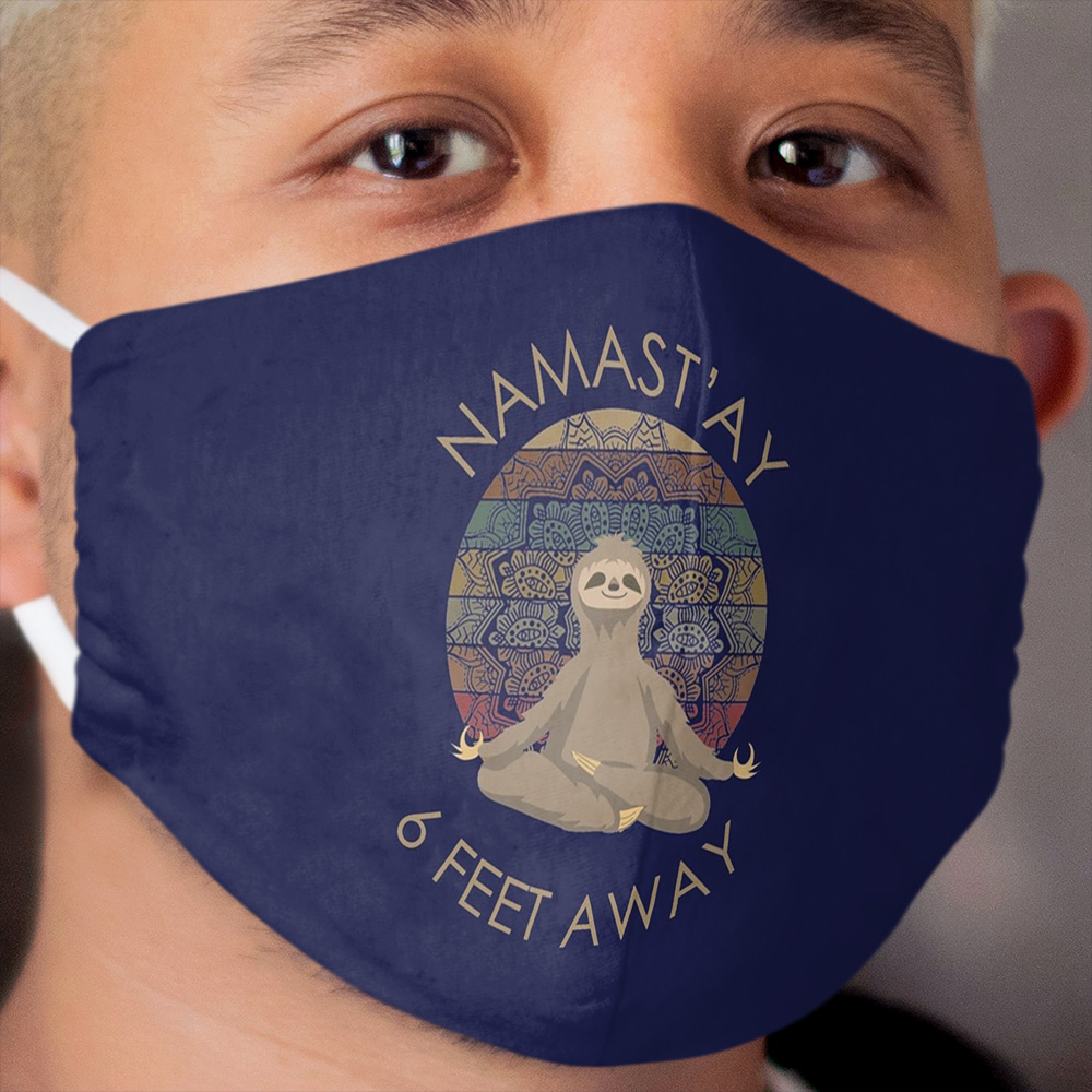 Quarantine-Sloth Cloth Face Mask