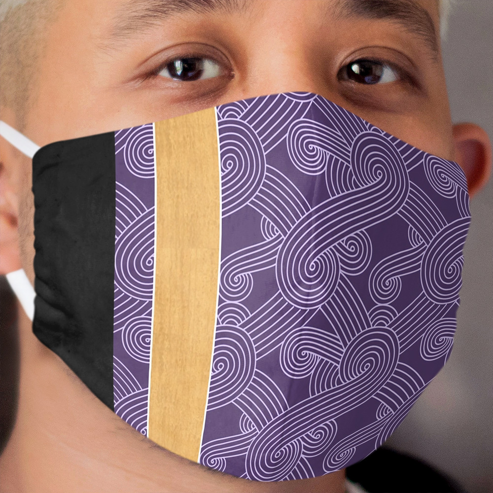 Quarian Swirls Cloth Face Mask