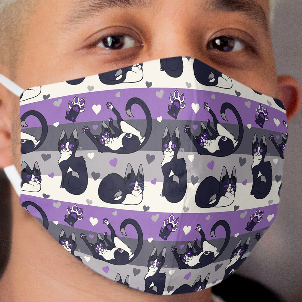 Queer Kitties - Asexual Cloth Face Mask